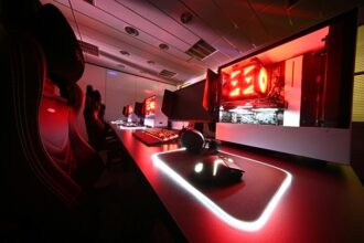 competitive gaming setup